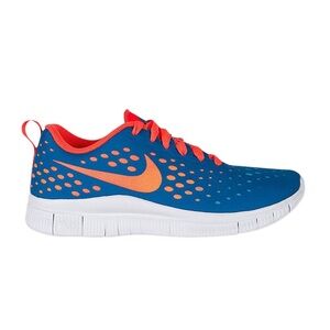 Nike Free Express Running Shoes in Military Blue and Crimson
